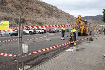 Aguas de Telde renueva 30 metros de la red de alcantarillado en el Valle de Jinámar (Foto TA)